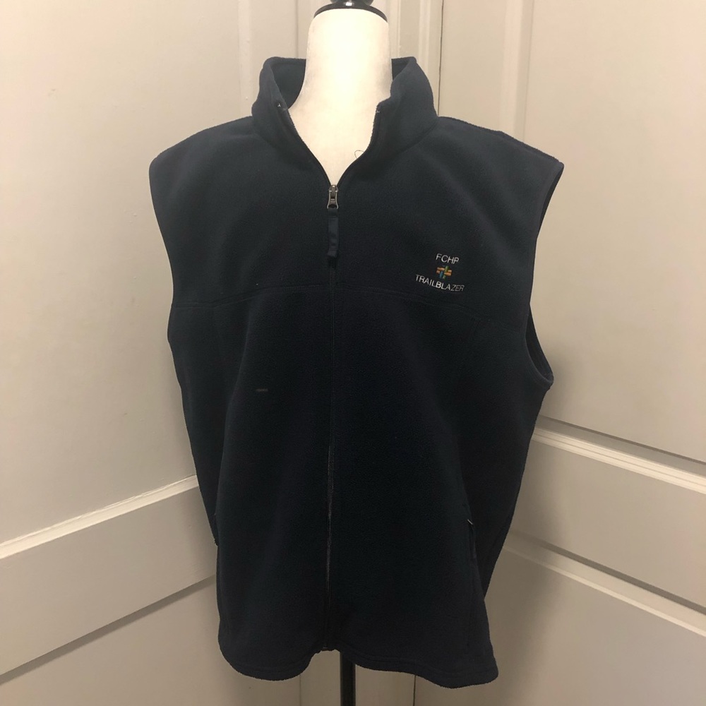 Ll Bean winter snow fleece vest size xl